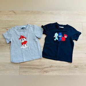 2 appliqué shirts
